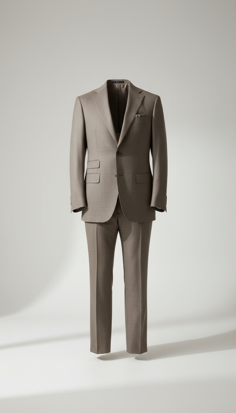 Mocha Taupe Tailored Suit