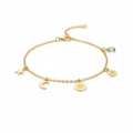 Gold Celestial Charm Anklet